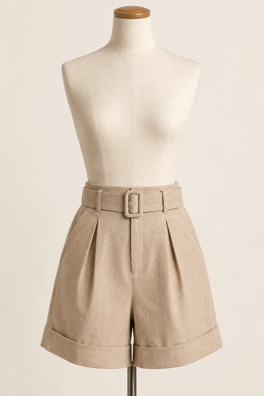 Short de lino arena